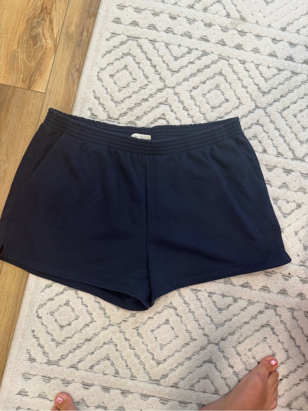 Everlane Women's Navy Athletic Lounge Shorts